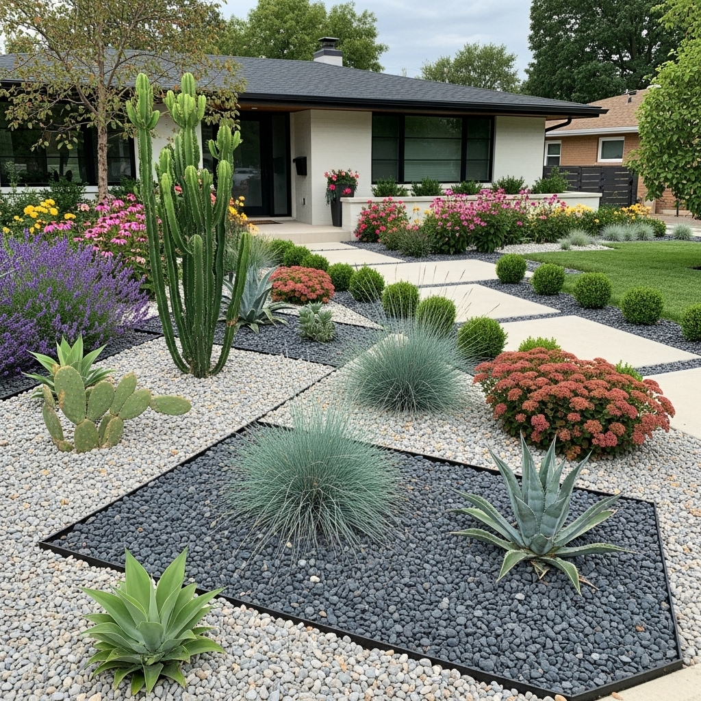 Use Decorative Gravel for Low Maintenance Style