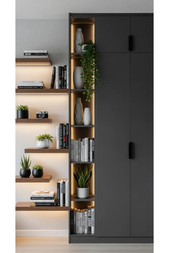25 Modern Apartment Decor Ideas for Stylish Small Spaces 4 Vertical Storage Design