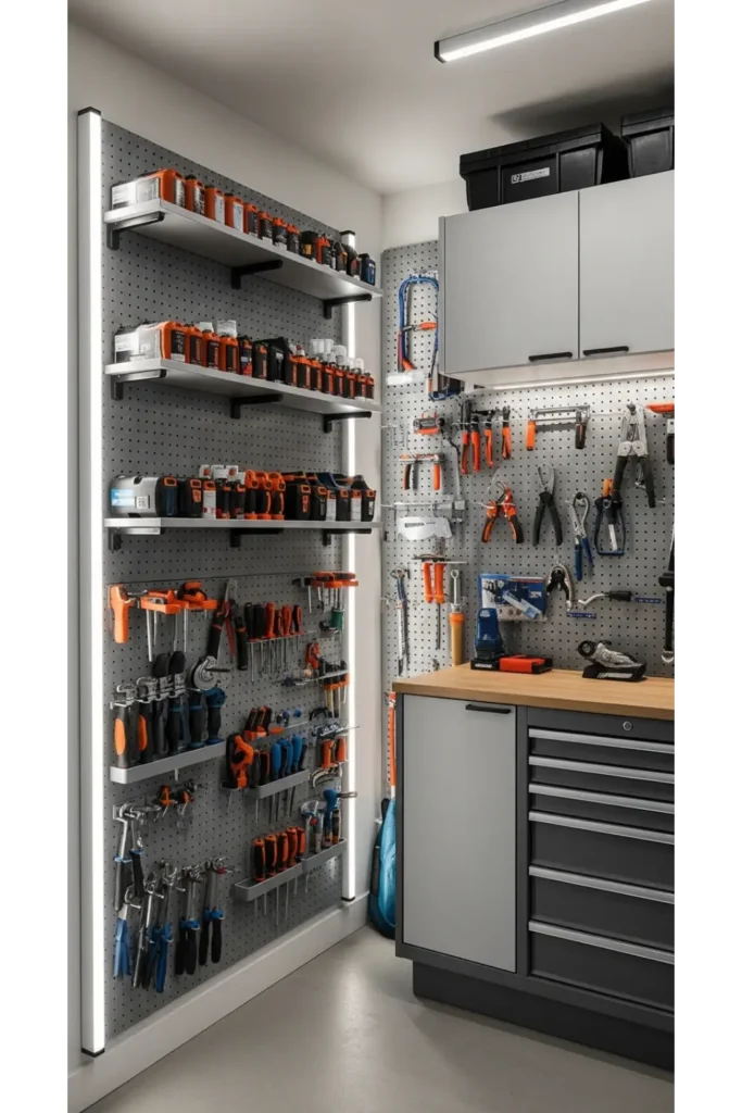 Vertical Wall Storage That Clears the Floor