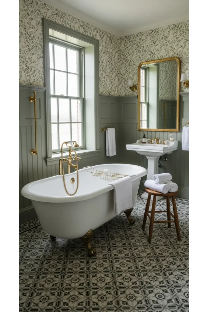 30 Magical Bathroom Ideas to Save Today 8 Vintage Charm Touch
