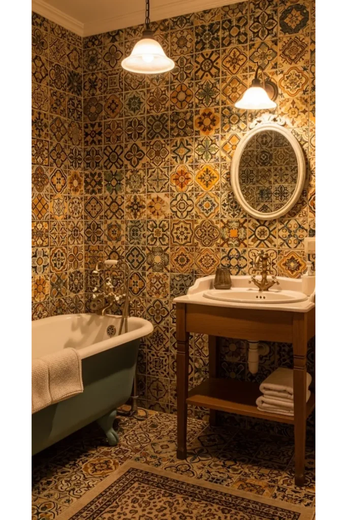 Vintage Mismatched Tiles