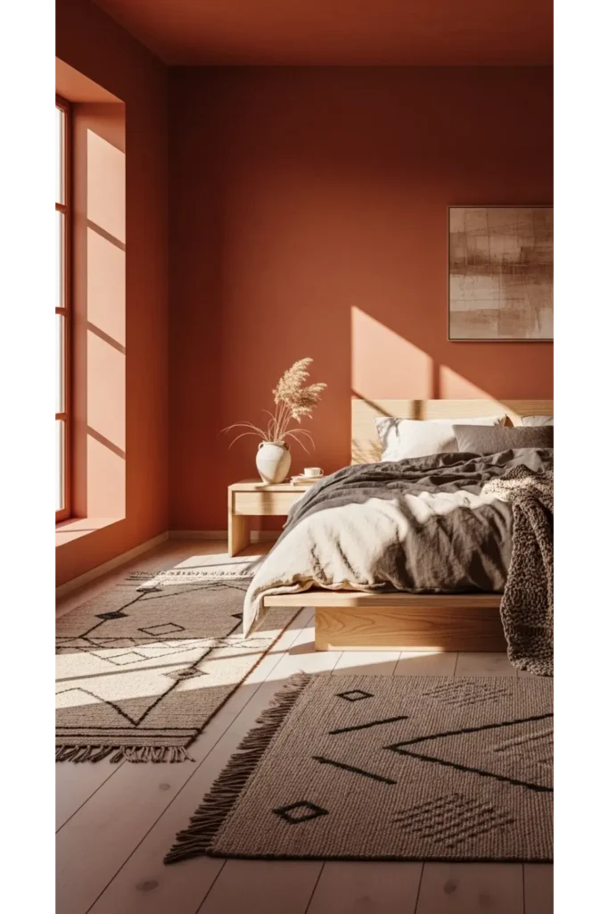 Warm Clay Tones and Natural Textures