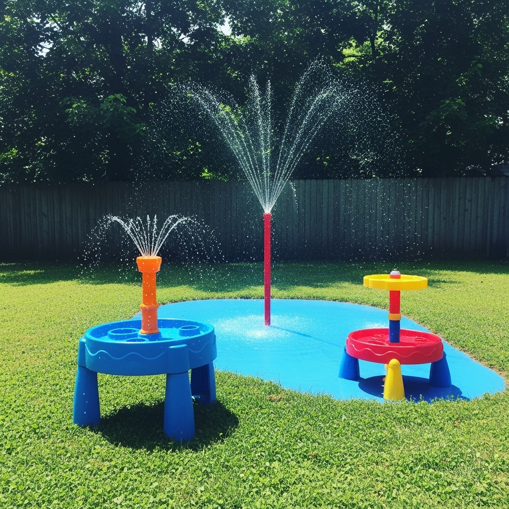Water Play Splash Corner