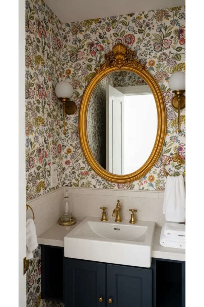 Whimsical Wallpaper Accent