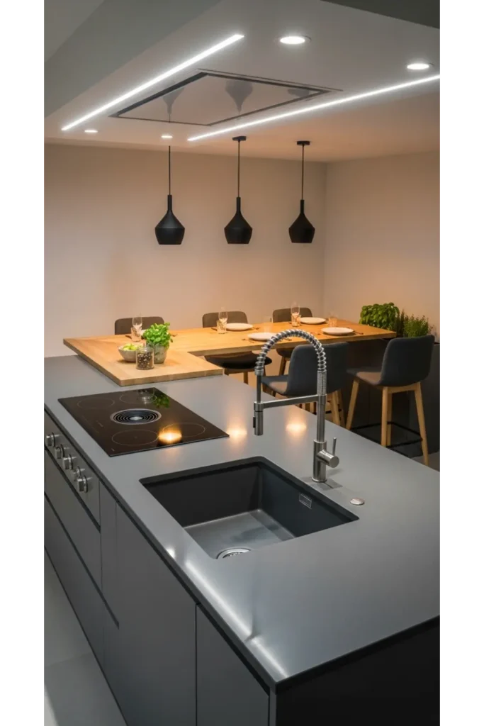 Zoned Kitchen Islands With Purpose