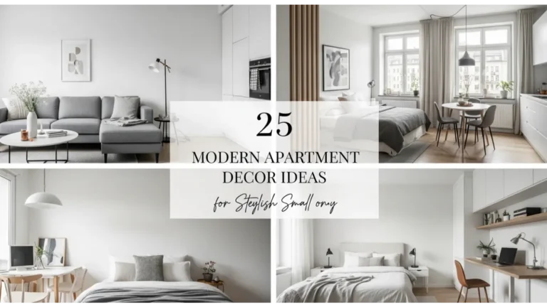 25 Modern Apartment Decor Ideas for Stylish Small Spaces 31 modern apartment decor ideas