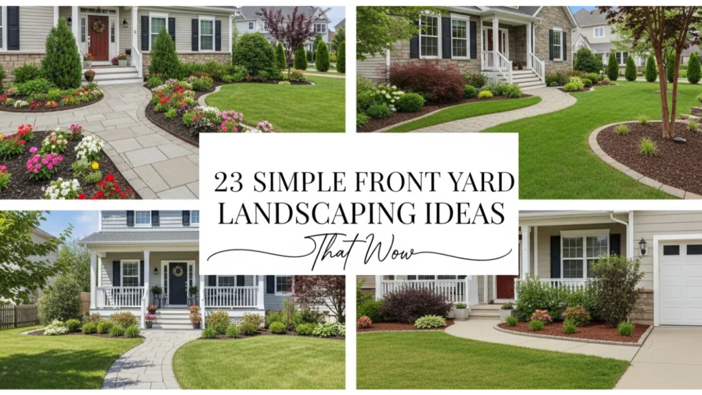 simple front yard landscaping