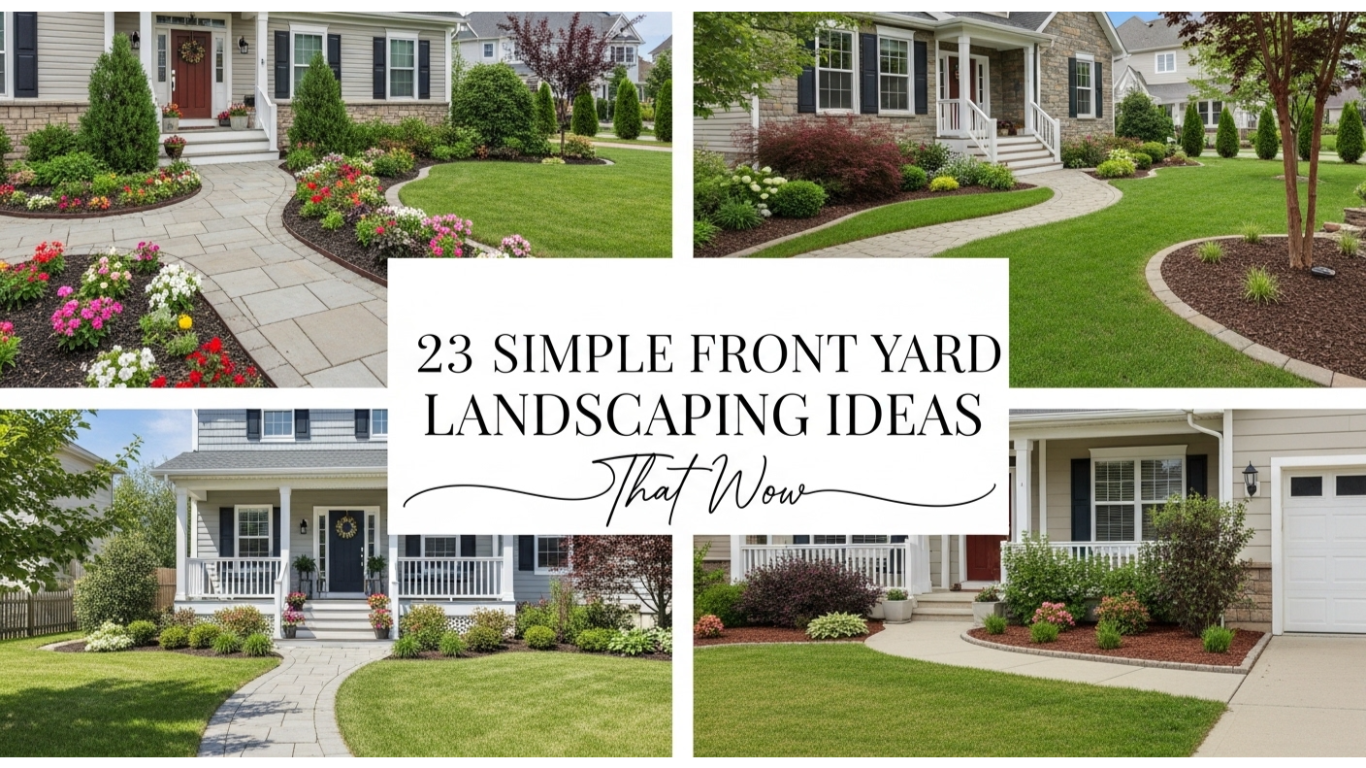 simple front yard landscaping