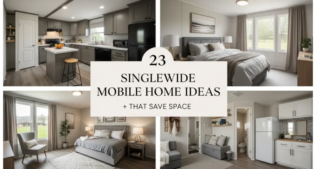 23 Singlewide Mobile Home Ideas That Save Space 4 singlewide mobile home ideas