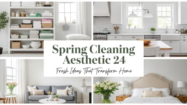 spring cleaning aesthetic